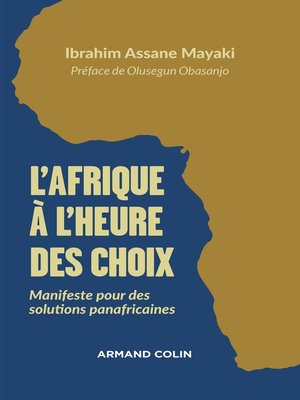cover image of L'Afrique à l'heure des choix